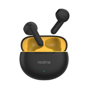真我（realme）Buds T01 【政府补贴】13mm 低音大动圈 28 小时超长续航 AI ENC 通话降噪 通用手机 黑色