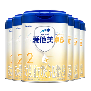 爱他美（Aptamil）卓傲较大婴儿配方奶粉2段（6—12月龄）800g*6罐  爱他美卓傲