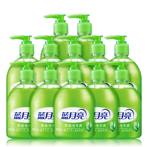 蓝月亮洗手液抑菌99.9%300g*12瓶整箱 芦荟泡沫丰富儿童办公室商用7.2斤