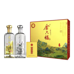 金六福金山银山 50.8度500ml*2*3 整箱装 50.8度 500mL 6瓶