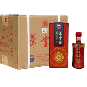 茅台股份公司 茅台华堂酒 酱香型白酒 53度 500mL 6瓶 整箱