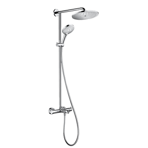 汉斯格雅（Hansgrohe）沄雨240恒温花洒小境雨三出水花洒带恒温龙头大顶喷花洒套装 26173007沄雨240顶喷恒温花洒