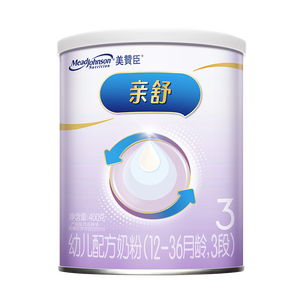 美赞臣亲舒3段幼儿配方奶粉12-36个月400g罐 部分水解蛋白