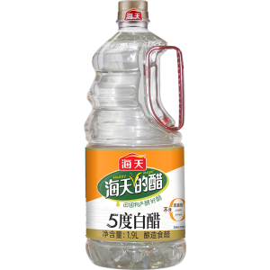 海天五度白醋5° 1.9L 醋酸浓郁 点蘸凉拌炒菜 调味品调味料
