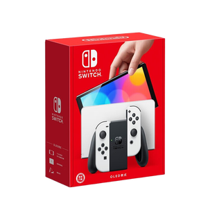 Nintendo Switch OLED 游戏机港版白色Joy-Con手柄任天堂家用易上手便携体感游戏掌机网络流畅 可送礼