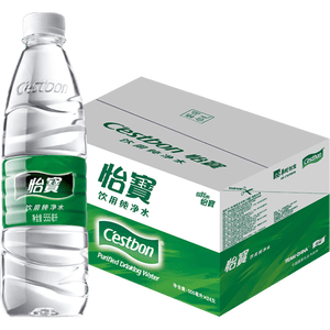 怡宝纯净水555ml*24瓶*1箱/饮用水非矿泉水小瓶会议用水整箱便携