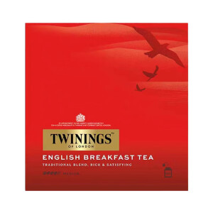 川宁（TWININGS）川宁twinings英式早餐红茶波兰进口独立袋泡茶包烘焙茶粉100片*2g 早餐红茶100片*1盒(27年到期)