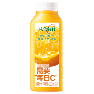味全每日C果汁 300ml 低温冷藏饮料纯果蔬汁 随机组合9瓶（随机9瓶） 9瓶装