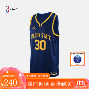 NIKE耐克NBA官方-勇士库里男子球衣速干篮球服无袖运动背心DO9526-423 勇士队库里速干球衣 L