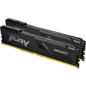 金士顿（Kingston）FURY 16GB(8G×2)套装 DDR4 3200 C16 台式机内存条 Beast野兽系列 骇客神条
