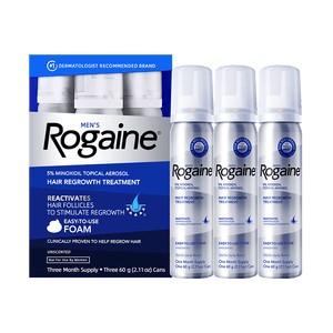 培健（Rogaine）米诺地尔泡沫剂落健 5%男士专用原研泡沫套装京东自营美国培健进口