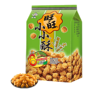 旺旺 小小酥 葱香鸡肉味 200g 袋装 休闲膨化食品 追剧小零食酥脆饼干
