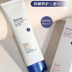 奥札（Aucuz）男士女士防晒霜spf50+面部清爽干皮隔离奥札防晒乳防晒 【防晒乳】一支装/90g