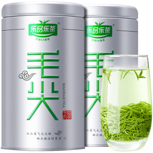 乐品乐茶绿茶毛尖茶叶特级250g  2024新茶明前春茶嫩芽自己喝端午礼盒装