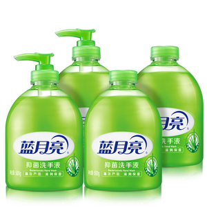 蓝月亮 洗手液泡沫丰富芦荟抑菌99.9%500g*2+补充装500g*2
