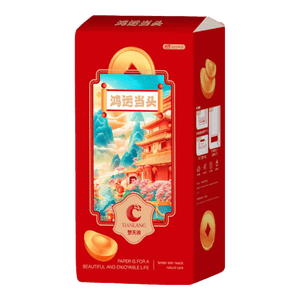 鸿运当头10提10000张整箱悬挂式底部抽纸家用卫生纸巾餐巾纸 4层1000张*1提【鸿运当头】1提