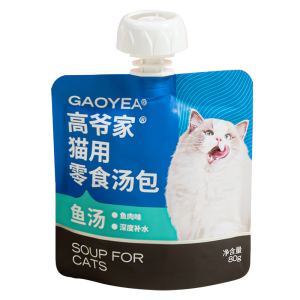 高爷家全价湿粮猫用零食汤包金枪鱼口味80g*6