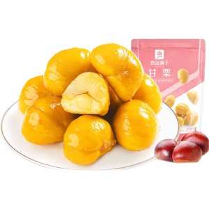 良品铺子 蜂蜜甘栗仁80g板栗熟食休闲零食小吃去壳甜栗子