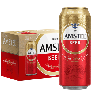 喜力旗下 红爵啤酒（Amstel）500ml*12听整箱装 欧洲品牌