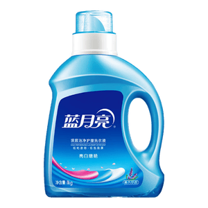 蓝月亮 亮白增艳洗衣液 薰衣草香 1kg/瓶 持久耐用 护衣护色 强效去污
