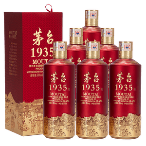 茅台 1935 酱香酒白酒 53度 500ml*6 整箱装 新老包装随机