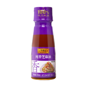 李锦记 纯香芝麻油100ml【一级】100%芝麻香油  营养好油 火锅油碟凉拌