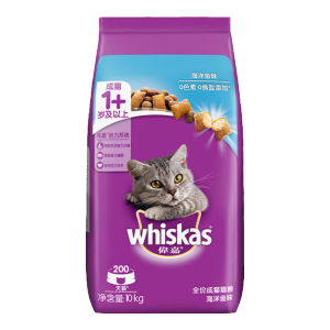 伟嘉猫粮成猫全价猫粮亮毛均衡营养10kg海洋鱼味夹心粮【原料透明】