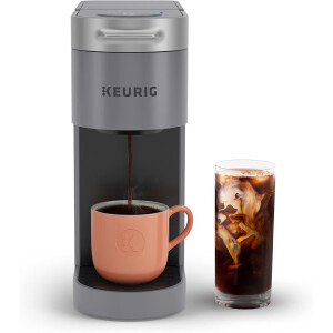 KEURIGK-Slim + ICED 单份咖啡机 可拆卸水箱 节能 灰色 单份咖啡机