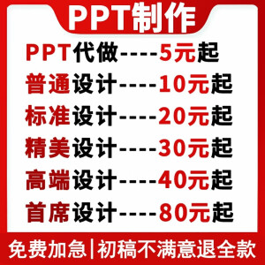 ppt制作代做美化修改定制幻灯片工作汇报企业宣传路演讲总结述职报医学课件公司简介宣传画册排版折页展板 白色