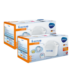 碧然德（BRITA）家用净水壶 滤水壶滤芯 MAXTRA+LE 专家滤芯 12枚装（本品加附件6个共计12个非18枚）