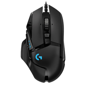 罗技（G）G502 HERO主宰者有线游戏鼠标 HERO引擎 RGB灯效 人体工学机械配重 电竞鼠标 打瓦三角洲必备