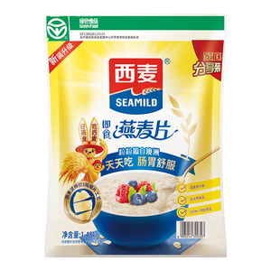 西麦即食燕麦片1480g 冲饮谷物代餐营养早餐膳食纤维无额外添加蔗糖