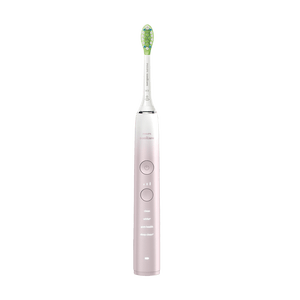飞利浦（PHILIPS）声波电动牙刷高端钻石9系 10倍洁净去除99.9%牙渍 生日礼物送女友HX9911/68粉