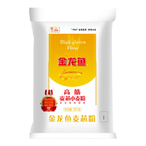 金龙鱼 面粉 高筋粉 高筋麦芯小麦粉10kg 家用包子饺子馒头饼手擀面