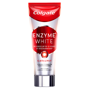高露洁（Colgate）【孙颖莎同款】进口无水酵素美白牙膏101g红管酵素亮白深层去牙渍