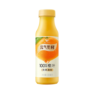 统一元气觉醒100%橙汁300毫升*12瓶 整箱装新旧款随机发货