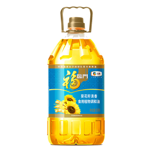 福临门食用油 葵花籽清香食用植物调和油5升 中粮出品