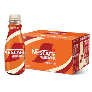 雀巢（Nestle）即饮咖啡 丝滑拿铁焦糖口味 咖啡饮料 268ml*15瓶