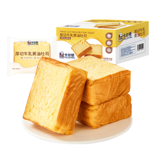 卡尔顿（Calleton）厚切牛乳黄油吐司早餐面包糕点心下午茶休闲零食超一斤600g