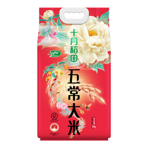 十月稻田 五常大米 5斤（东北大米 五常稻香米 2.5kg/公斤）