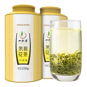 一杯香茶叶茉莉花茶横县浓香型特级500g新茶散装礼盒茉莉绿茶花草茶送礼