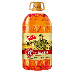 九三  非转基因 食用油 致青春系列 三级5L大豆油