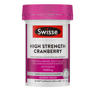 Swisse斯维诗高浓蔓越莓A型原花青素调理女性私密处抑霉菌30粒/瓶