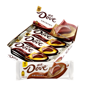 德芙（Dove）丝滑牛奶巧克力43g*12中盒休闲儿童零食糖果生日母亲节礼物送妈妈