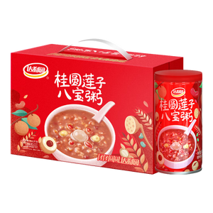达利园桂圆莲子八宝粥送礼速食粥即食早餐粥罐头360g*12罐 整箱礼盒装