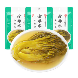 老坛人家老坛子泡菜酸菜鱼酸菜咸菜四川酸菜酸菜鱼专用酸菜袋装24年高品质 老母水小酸菜400g*3袋