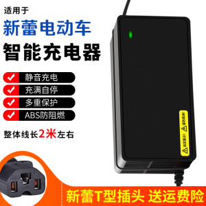 洁勇士适用新蕾电动车电瓶充电器国标48V12AH60V20A72V新蕾电动车充电器 适用新蕾 48V12AH  T型通用