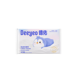 德佑婴儿云柔巾保湿纸巾乳霜纸40抽5包儿童超柔软抽纸便携装