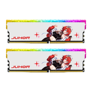 JUHOR玖合 16GB(8Gx2)套装 DDR4 3600 台式机内存条 星舞RGB灯条 海力士颗粒 CL16