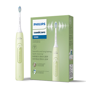 飞利浦（PHILIPS）【肖战推荐】电动牙刷钻石3系 生日礼物 成人情侣款送男生/女友 微泡水流 HX5161/05抹茶绿